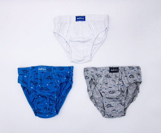 SET DE CALZONCILLOS MELANSH-BLANCO-CRISTAL