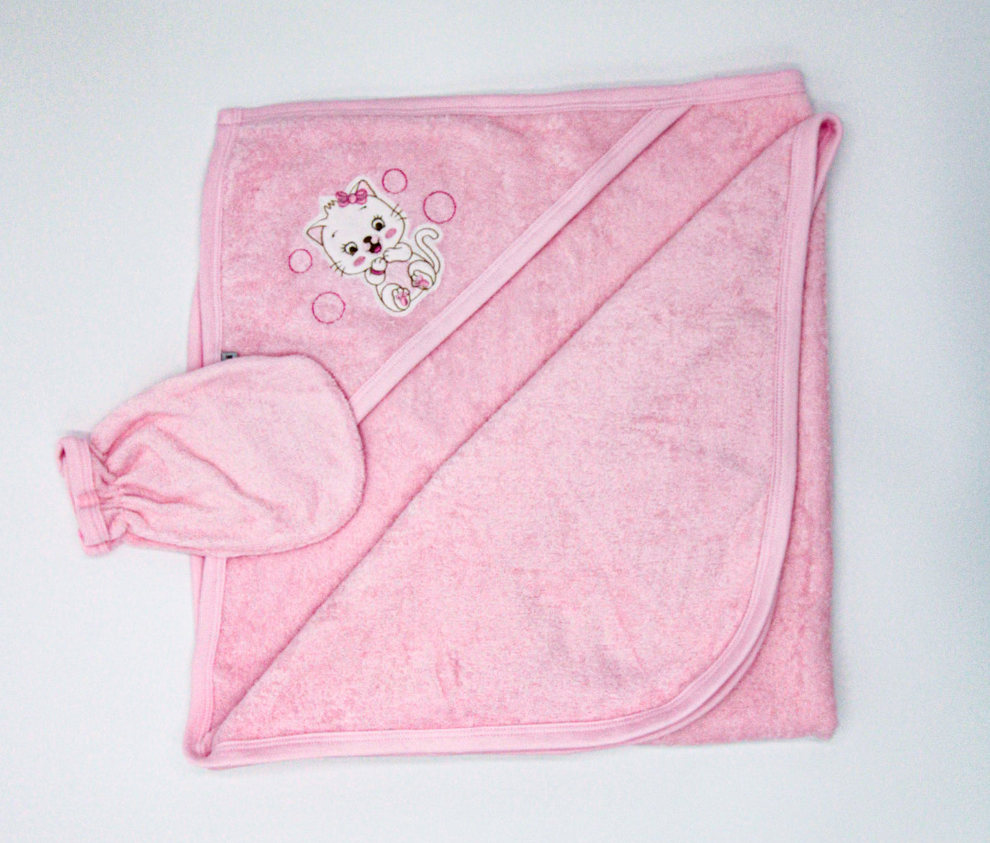 TOALLA FELPA EN COLOR ROSADO