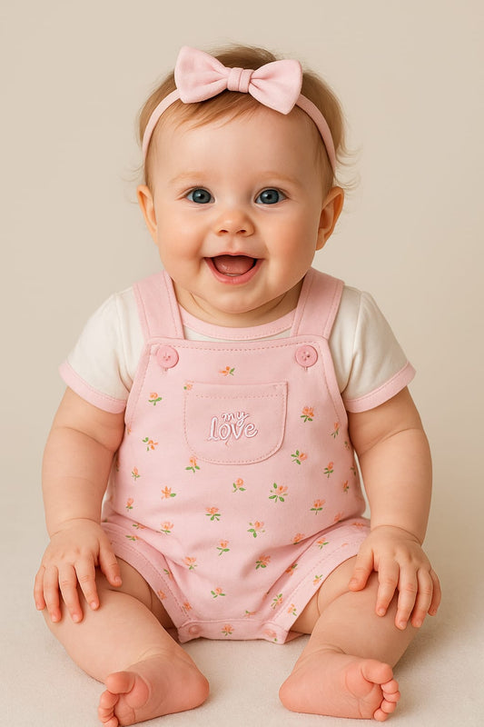 OVEROL EDNA EN COLOR ROSADO