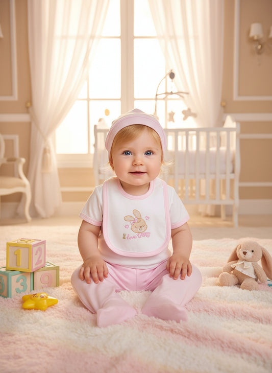 CONJUNTO DE 4PZ LOVE YOU