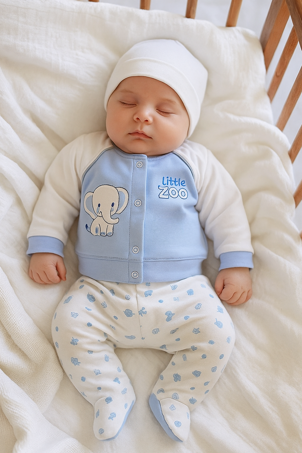 CONJUNTO DE 5PZ PARA VARONCITO LITTLE ZOO