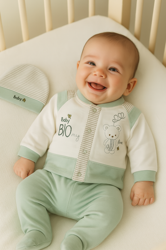 CONJUNTO DE 5PZ PARA VARONCITO BABY BIO