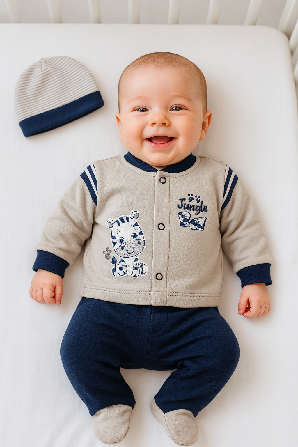 CONJUNTO DE 5PZ PARA VARONCITO JUNGLE BOY