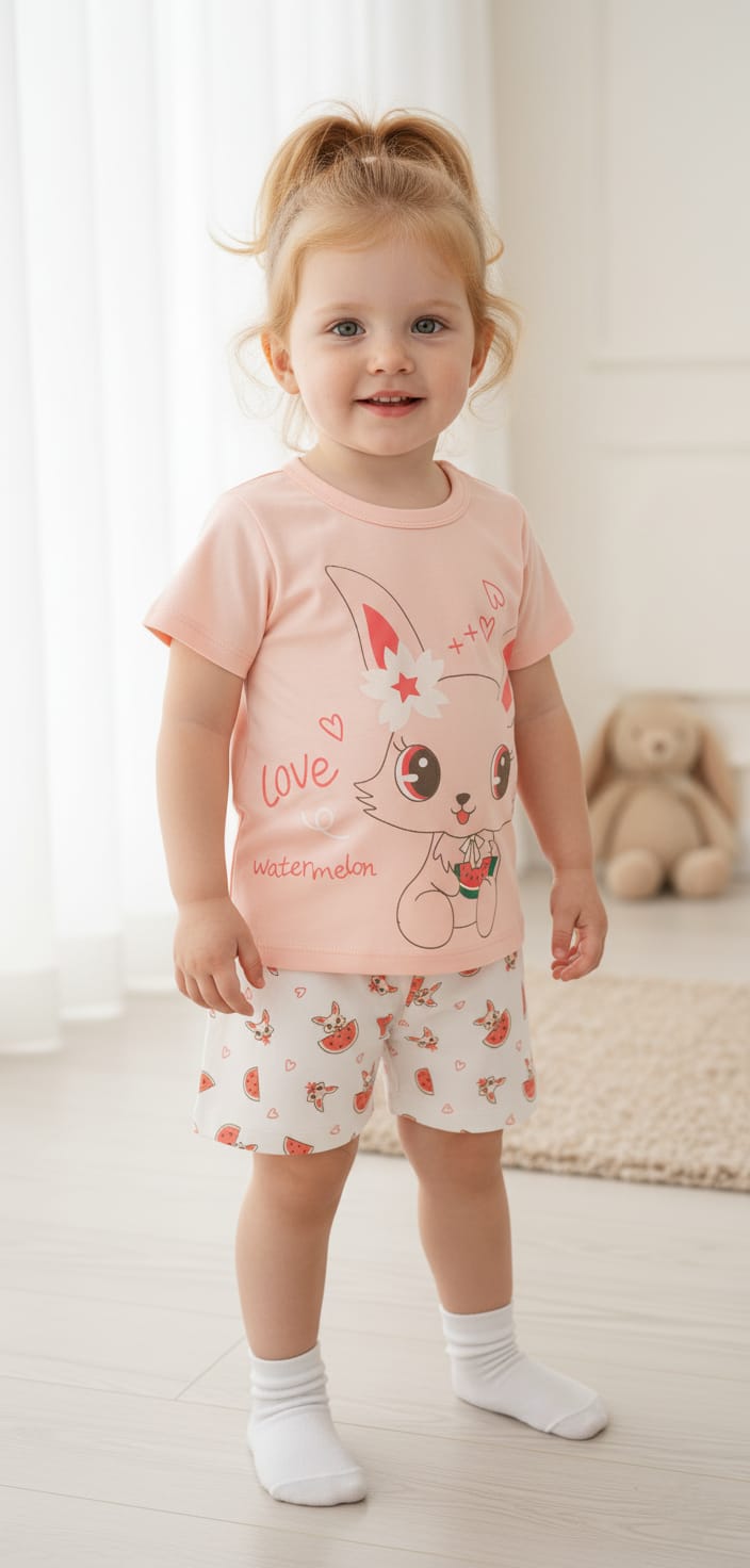 PIJAMA LOVE EN COLOR MELON