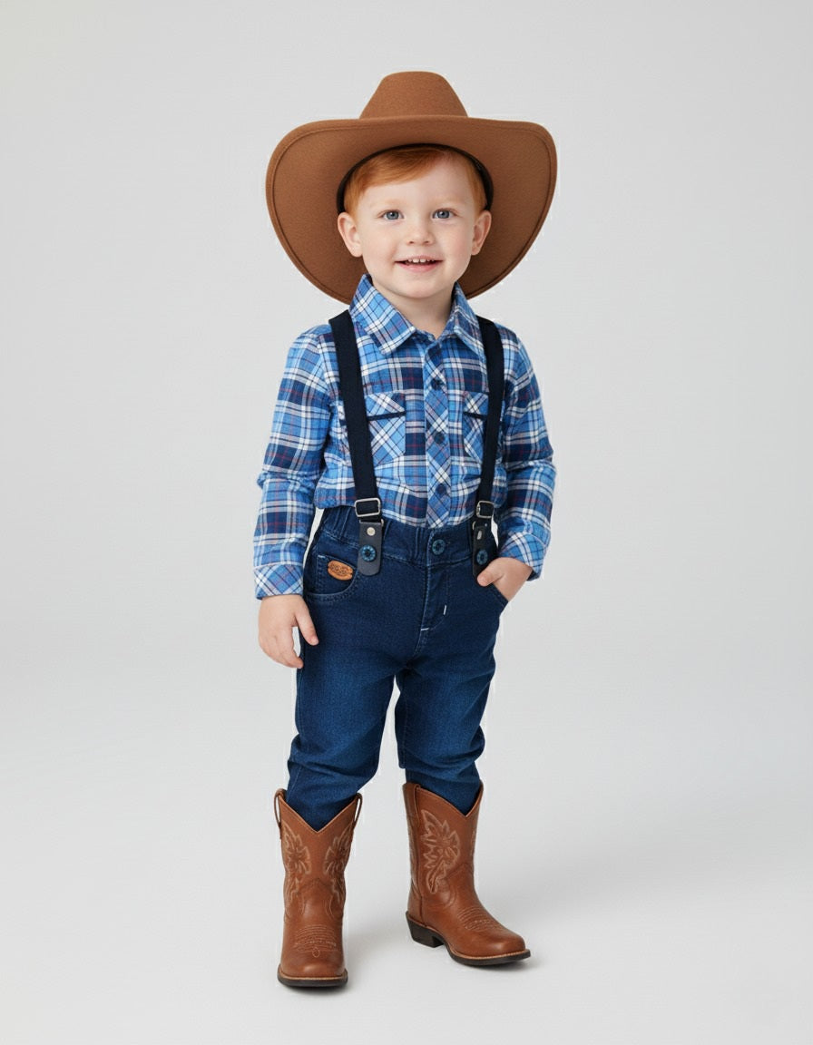 CONJUNTO DANIELITO EN COLOR AZUL