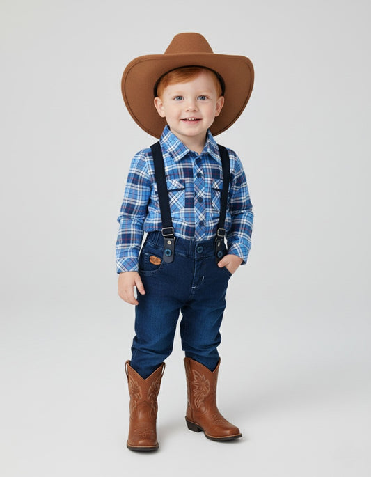 CONJUNTO DANIELITO EN COLOR AZUL