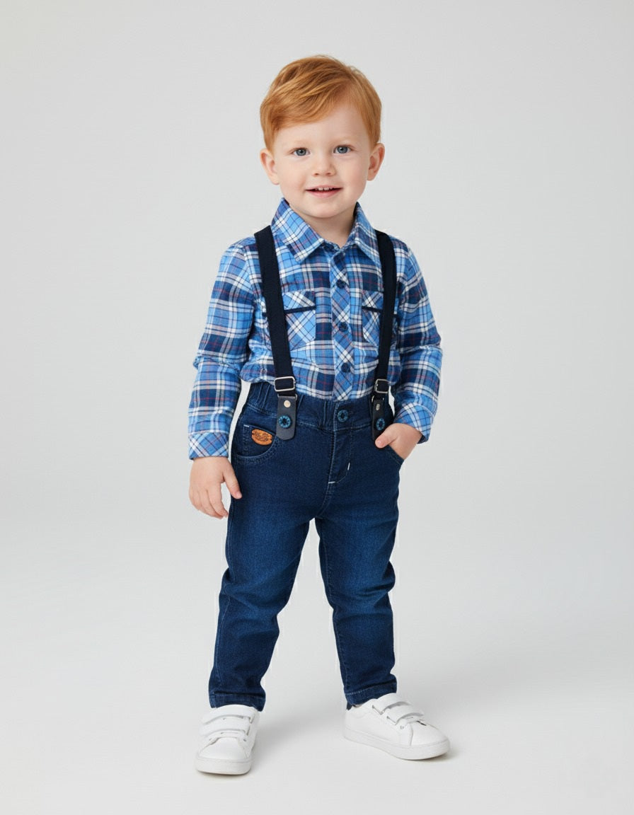 CONJUNTO DANIELITO EN COLOR AZUL