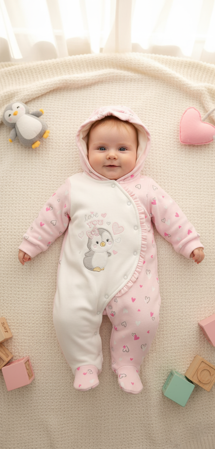 ENTERIZO SNOW CHIC EN COLOR ROSADO