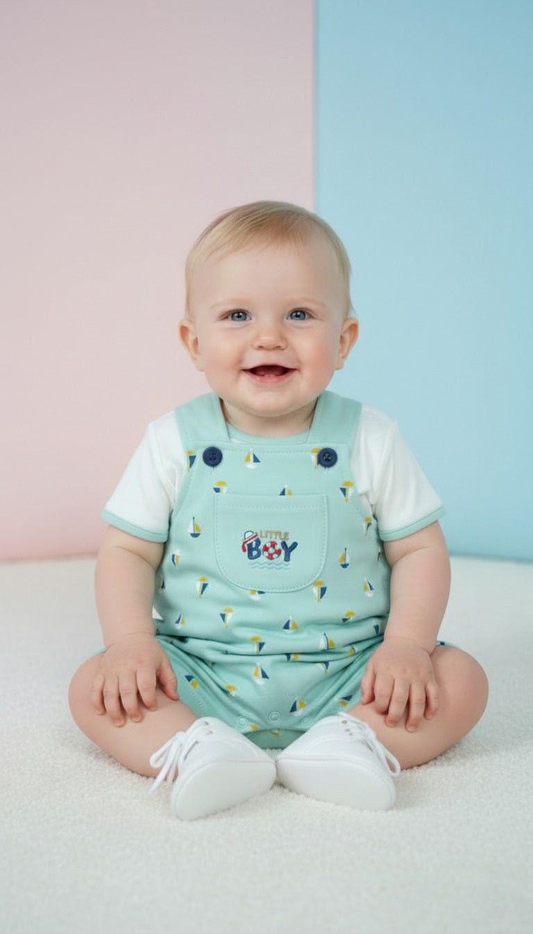 OVEROL MARINERITO EN COLOR VERDE CEMENTO