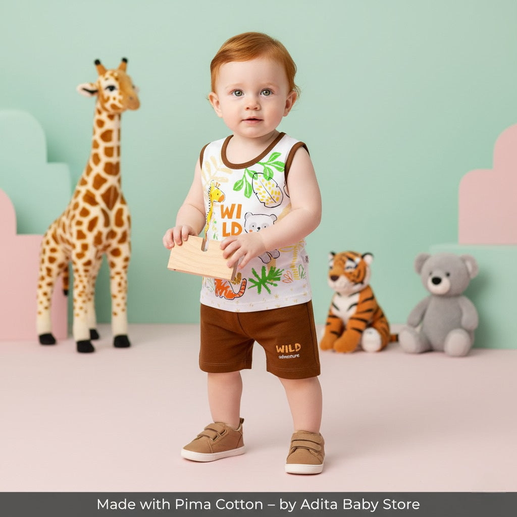 CONJUNTO DE 2PZ WILD ADVENTURE